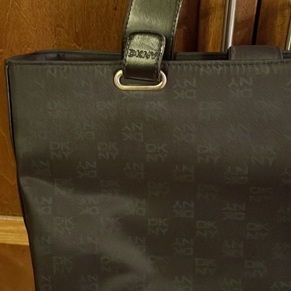 DKNY black tote. - Picture 2 of 10
